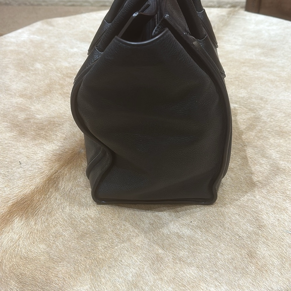 CELINE luxury tote black leather like new with dust bag - Picture 5 of 13